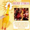 Xeehwb 22 Inch Crazy Huge Rubber Chicken Yellow Squeeze Chicken Toys Squeaky Chicken Dog Toys Squawking Prank Novelty Gag Gift