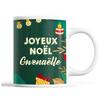 Mug - Noël Gwenaëlle - Ceramic - Front/back Print - 325 Ml - Green