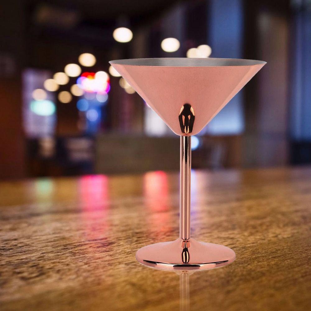 200ml Champagne Toasting Cup Stainless Steel Stainless Steel Martini Glass Red Wine Goblet Party