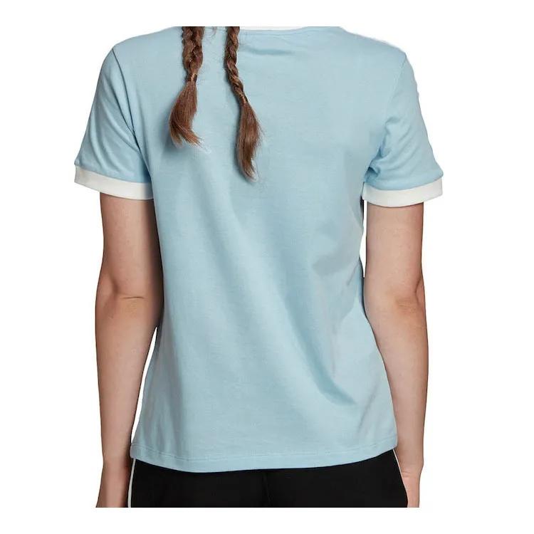Adidas Originals Set in Sleeve T Shirt Women's Blue (Unisex) T-Shirts FM3322