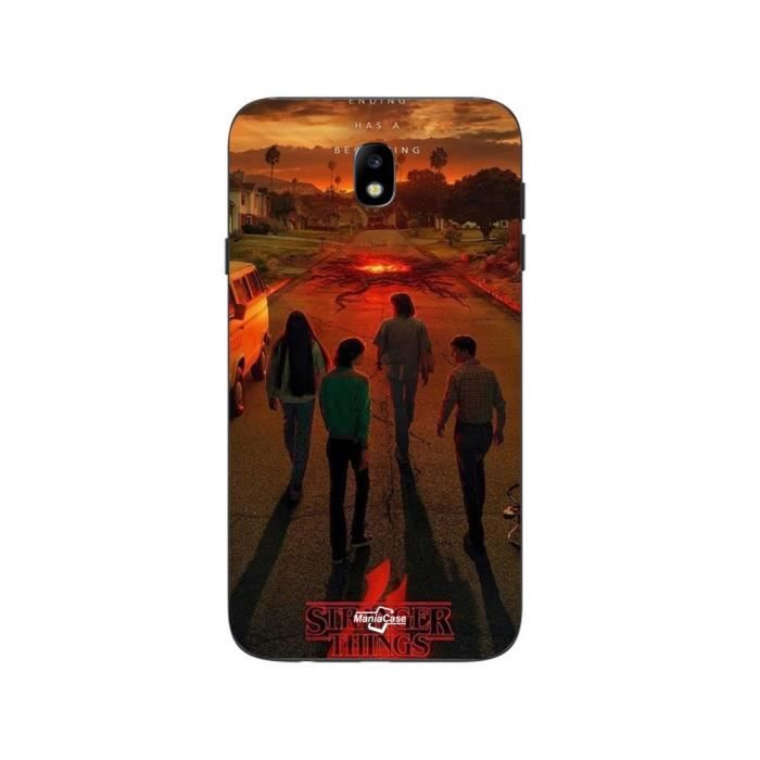 Coque Samsung Galaxy j7 2018 stranger things saison 4 Maniacase
