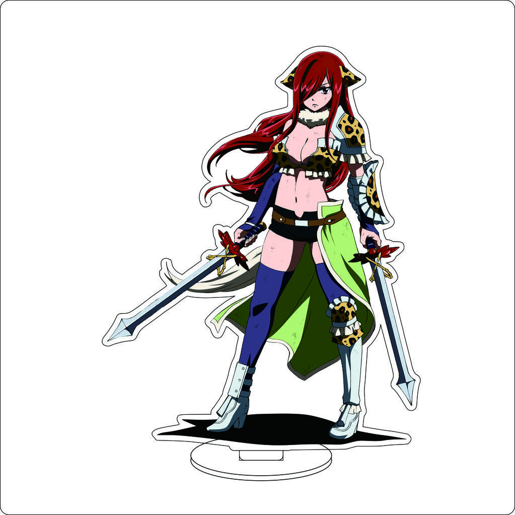 16 см Аниме FAIRY TAIL Акриловая подставка-украшение Жерар Фернандес Грей Фуллбастер Мираджейн Штраус Фигурка-подставка Хэллоуинские подарки