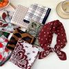 Paisley Flower Print Handkerchief Soft Cotton Linen Head Neck Scarves Hair Scarf Neckerchief Headscarves Square Scarf Headband
