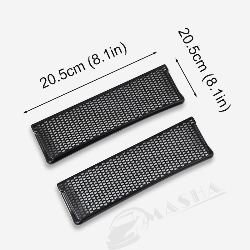 2Pcs Car Air Outlet Cover For Tesla Model 3 Model Y - Under Seat Air Vent Anti-blocking Dust Cover Model Y Accessories
