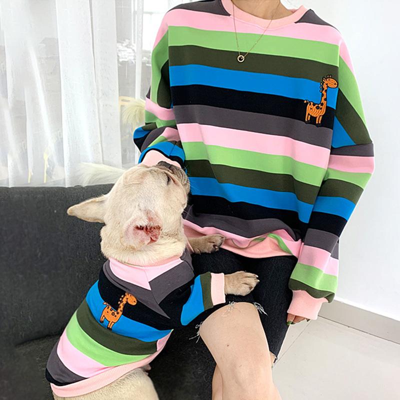 Family Clothes for Dogs Hoodie Pet Matching Clothing Warm Winter Pet Dog Clothes Pug French Buldog Costume for Dogs Coat Jacket