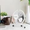 Pullman - Mini Ventilateur De Bureau Usb - Portable, Léger, Orientable - En Métal Blanc