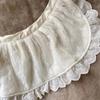 Для малышей, девочек, кружевной фартук принцессы, однотонные юбки, милые нагрудники для новорожденных, юбка в стиле фартука со шнуровкой