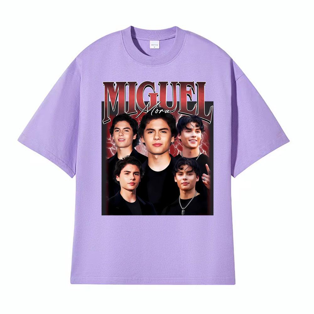Miguel Mora Vintage Funny Meme Printed T Shirts Men Women Fashion Oversized Streetwear T Shirt Casual Loose 100 Cotton Tshirts