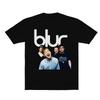 2026 BLUR Блур Бэнд Британский Рок Панк Музыка Хлопок Свободный В наличии Американский Повседневный Спрей Короткий Рукав Футболка Женская Унисекс Футболка