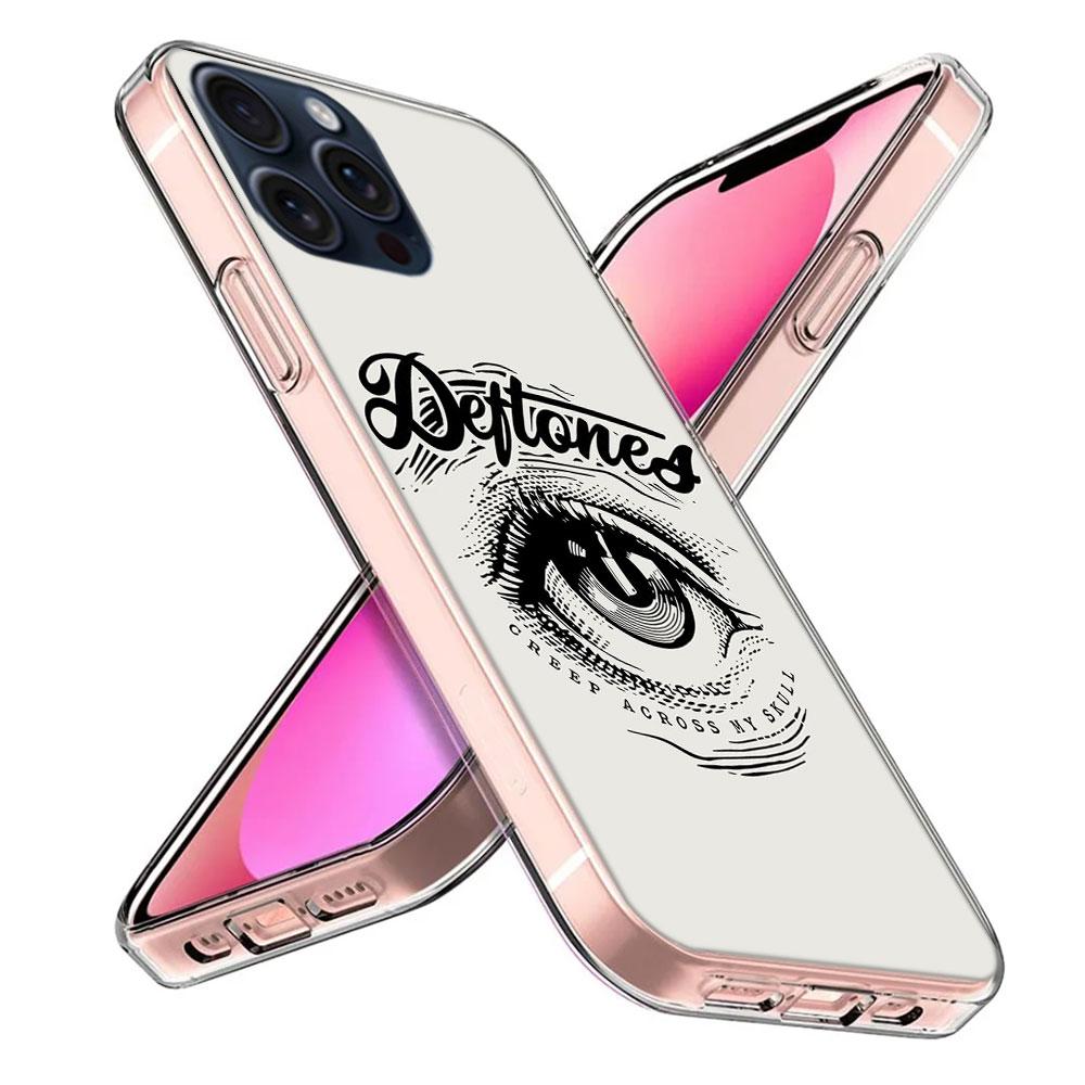 Чехол для телефона Deftones Clear для iPhone 17 Air 16 Pro Max 15 Pro 14 Plus 17E 16E 11 13 12 Mini Чехлы Fundas Cell TPU C