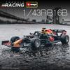 Ббураго 1:43 Команда Формулы 1 Red Bull Racing RB21 RB20 Mclaren MCL60 MCL38 W16E Модель игрушки гоночного автомобиля SuperCar из сплава для симулятора Формулы 1
