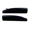 Pair Smoked Black LED Rear Bumper Reflector Brake Signal Lamps For Mazda 3 5 6