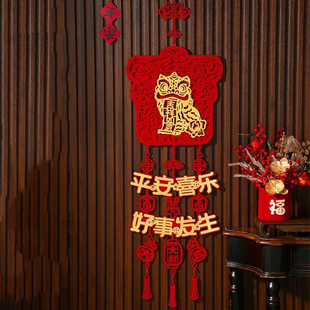 Handmade Chinese New Year Decoration Chinese Style Spring Festival Decor  Living Room