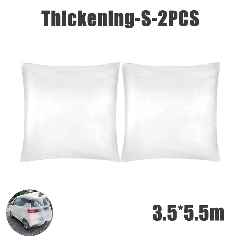 Одноразовый прозрачный автомобильный чехол для одежды, пылезащитный, непромокаемый, прозрачный, пылезащитный, пластиковый, полиэтиленовая пленка, непромокаемый автомобильный чехол