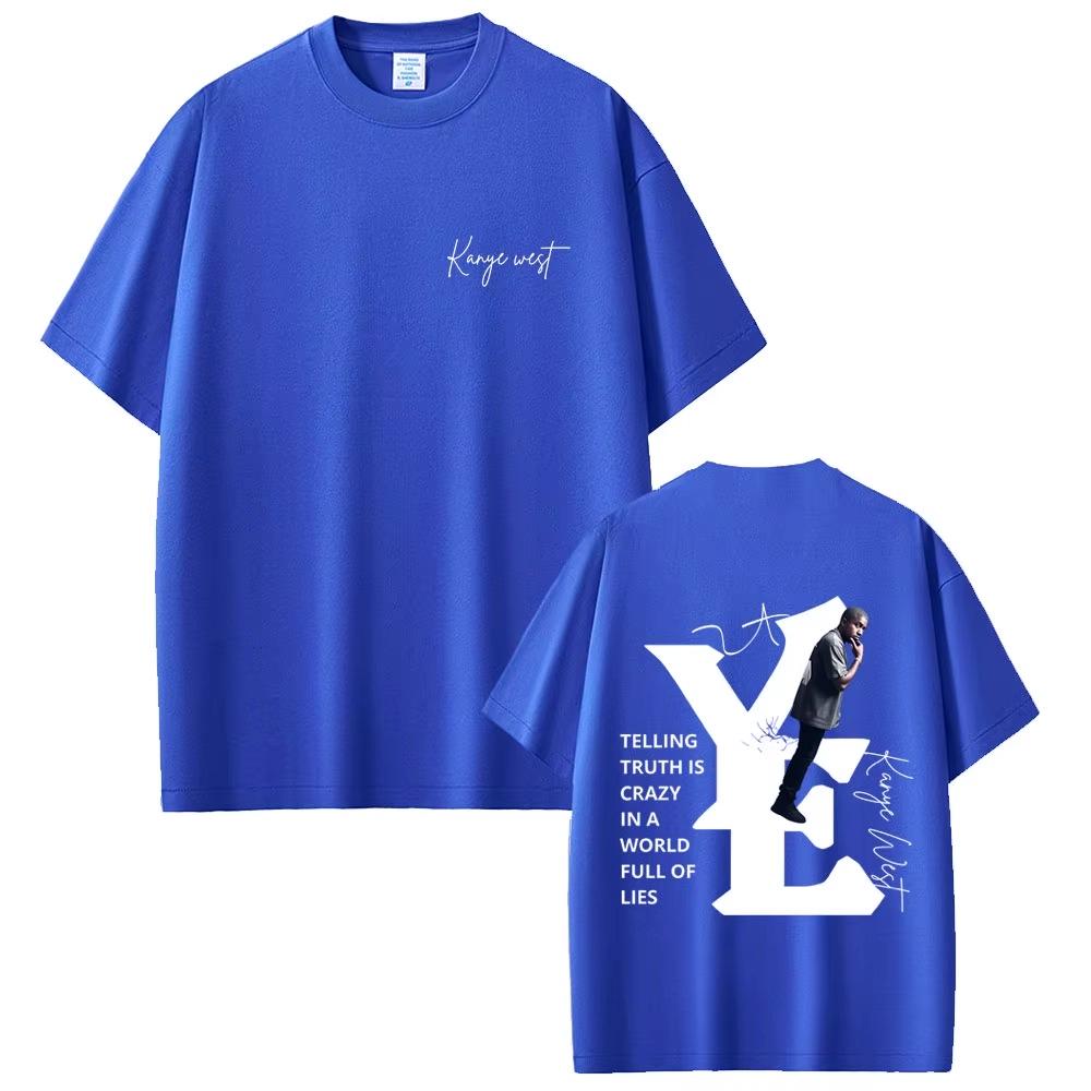 2026 Hot Sale Rapper Kanye West Graphic T Shirt Men Women Hip Hop Streetwear T-shirt Breathable Streetwear Short Sleeve Casual Tees