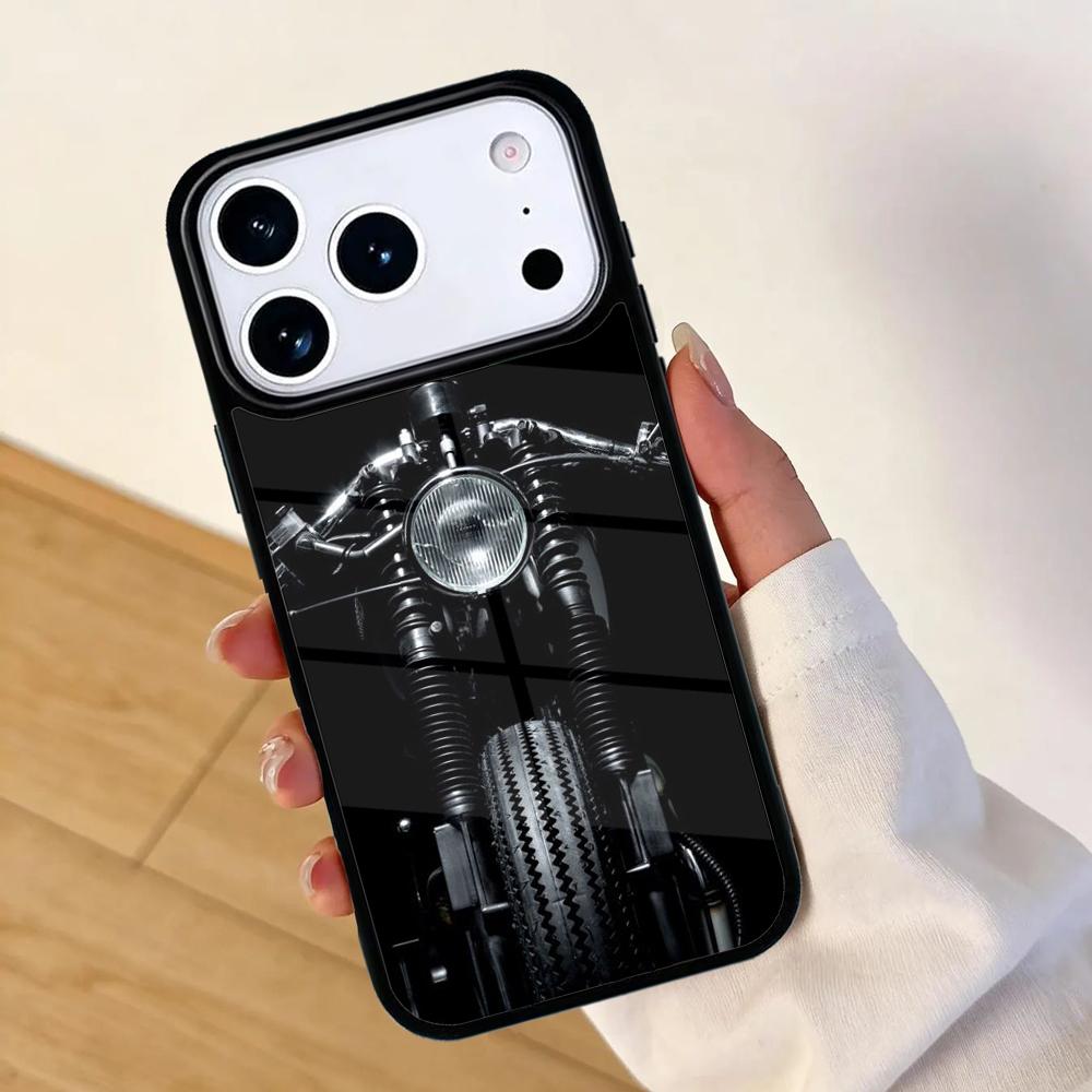 Best Latest Cool motorcycle Mobile Phone Case for IPhone 17 AIR 16pro Max 15 14 13 12 11 Bumper Cover