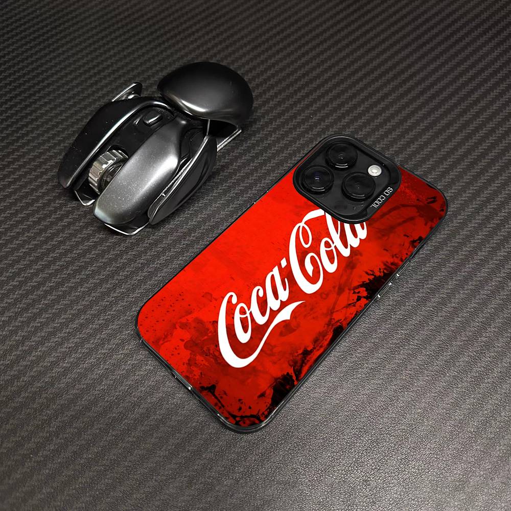 C-Coca C-cola Винтажный Логотип Для IPhone 17 16 15 14 13 12 11 Pro Max Plus Матовый Цветной Задний Чехол Для Телефона