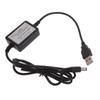 Зарядное устройство USB к DC USB 5V к DC 12V 5.5 x 2.1мм Кабель питания для светодиодных лент, роутера, зарядный шнур 115СМ