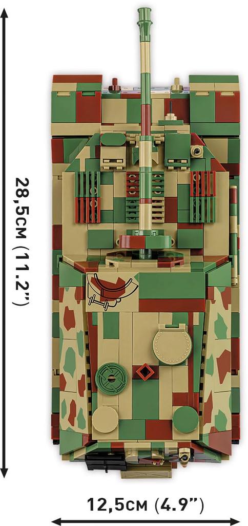 COBI 2582 Истребитель танков Тигр Элефант HC Вторая мировая война 1:28 Кирпичный Модель Танка 1252шт