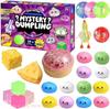 Набор Mystery Dumpling Squishy Адвент-календарь Коробка 24 дня Обратный отсчет Blind Box Рождественский подарок Игрушка-антистресс Пельмень Игрушка с медленным отскоком