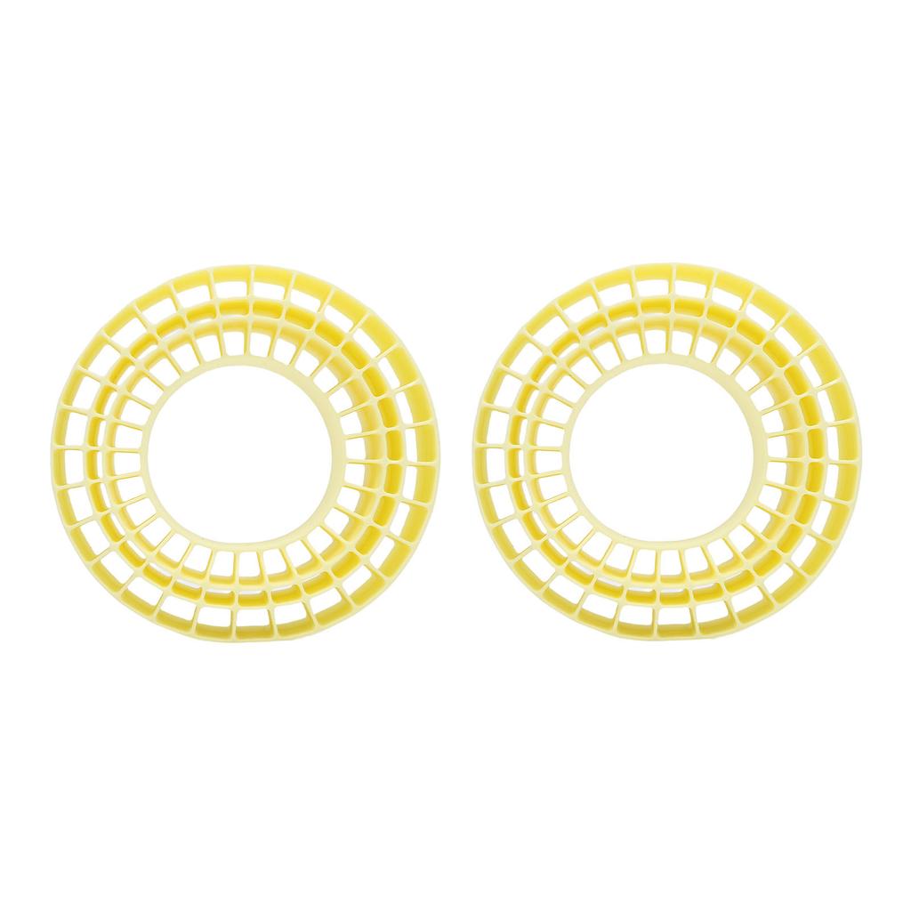 2 шт. 2,2 дюйма Силиконовые шины Вставка Двухслойные Полые Подкладки для шин для 1 10 Машин для краулинга Желтые