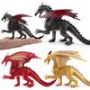 Lifelike Dinosaur Model Toys Crafted From High-quality Pvc Material Featuring Stunning Fire Rock And Ice Snow Designs For Kids