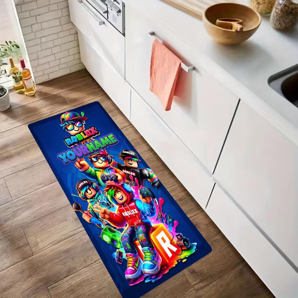 Roblox Customize Your Name Kitchen Rug Runner Rug Laundry Mat Hallway Entryway The Best Gift Choice