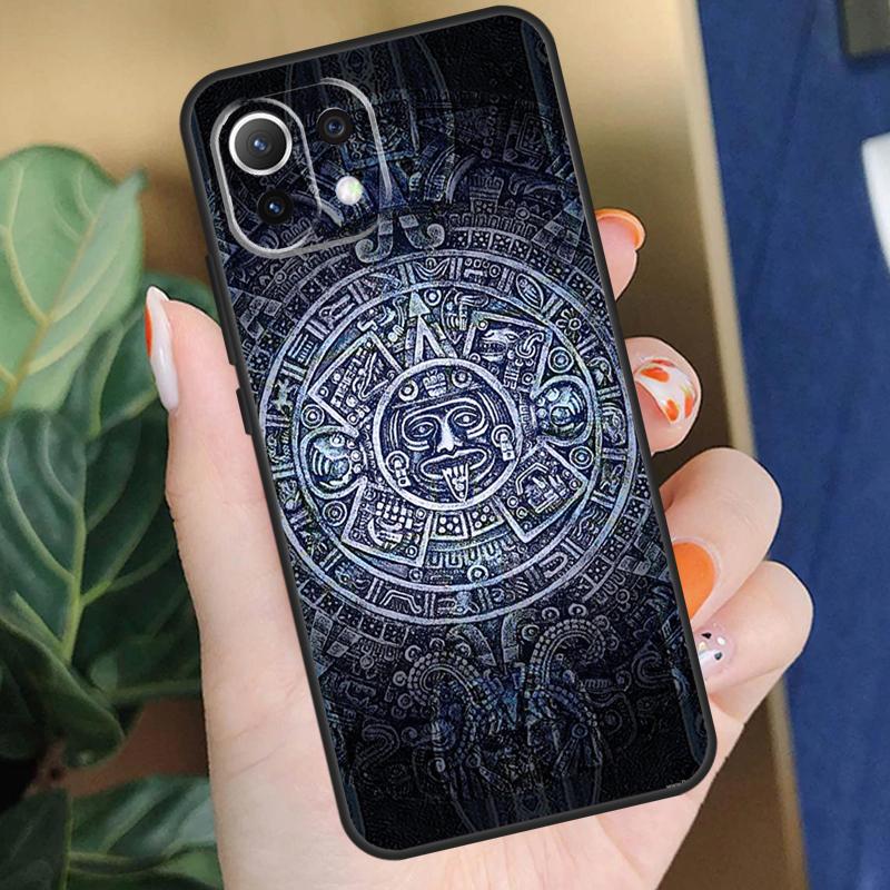 Чехол с календарем Майя для Xiaomi 15T 14T 13T Pro 14 15 Ultra 17 Pro Max POCO X7 F8 Pro X5 X6 F5 F6 F7 Чехол