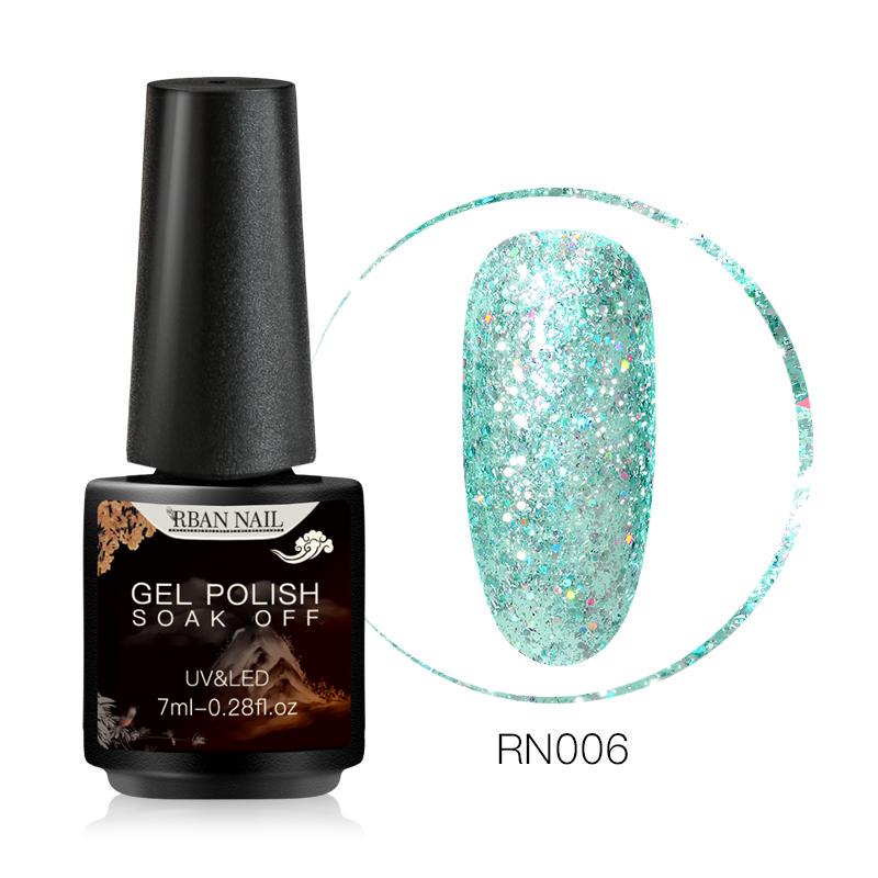 Mtssii Цветной УФ-светодиодный гель-лак серии Rainbow, 7 мл, долговечная краска для ногтей, гели для дизайна ногтей