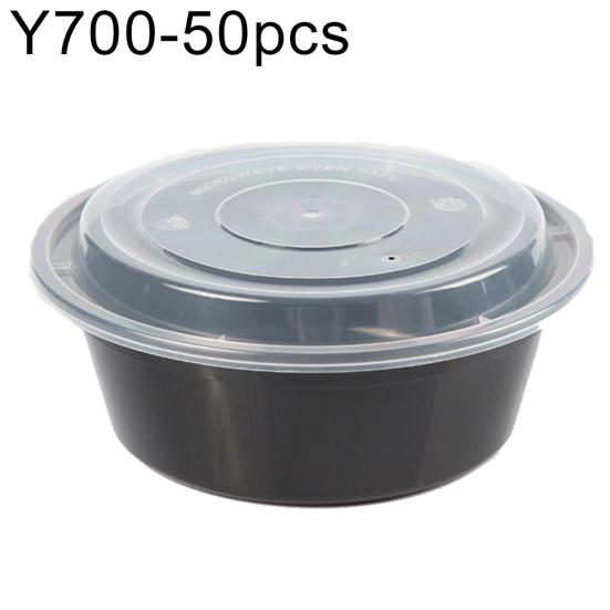 50 шт. одноразовые круглые/прямоугольные/квадратные миски для салата и пикника, кухонный контейнер