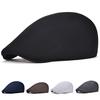 Unisex Cotton Soft Beret Retro Casual Baker Newsboy Hat Taxi Driver Accessories Flat Top Hat