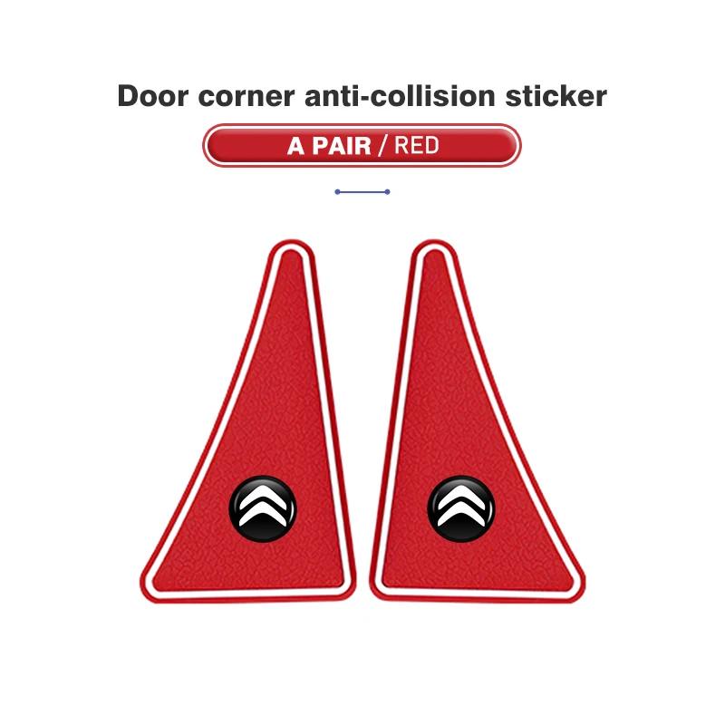 APG1 2pcs Car Door Corner Cover Anti Collision Bumper Sticker For Citroen Grand Berlingo Jumper Celysee Xsara Picasso Aircross