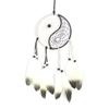 Dream Catcher Yin Yang Feathers and Beads Dream Catcher