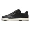 Round Toe Lace-Up Shock Absorbing Wear-Resistant Low-Top Skate Shoes Men Sneakers Black 112418012-2