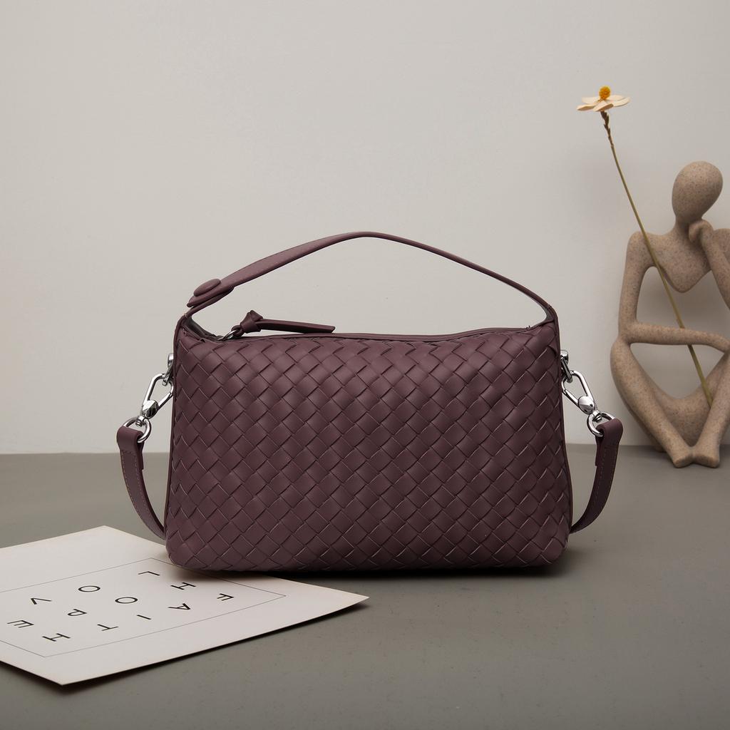 Сумка-подушка из коровьей кожи, плетеная сумка-подушка, женская сумка из натуральной кожи, сумка-мессенджер на одно плечо, сумка-мешок