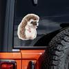 V1759#Cute Hedgehog Sticker On The Car Vinyl Decal Waterproof Decoration Car Stickers