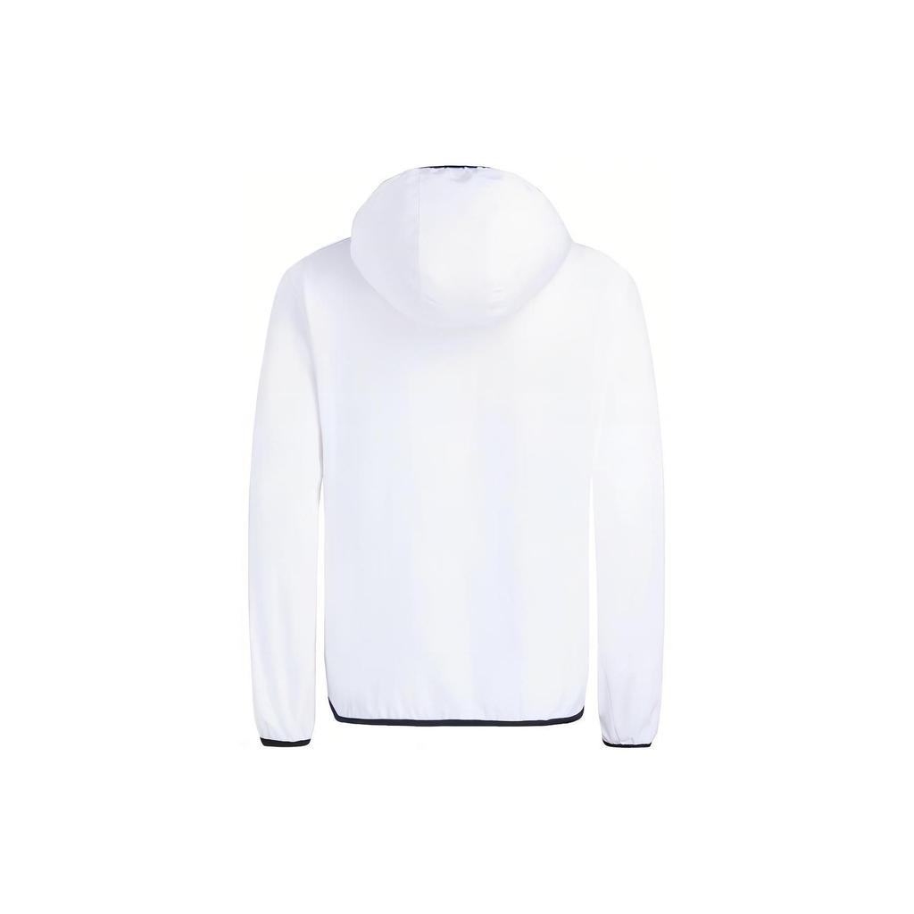 Emporio Armani EA7 Логотип Молния Длинный рукав Куртка Мужские куртки Белый 8NPB04-NN7Z-1100