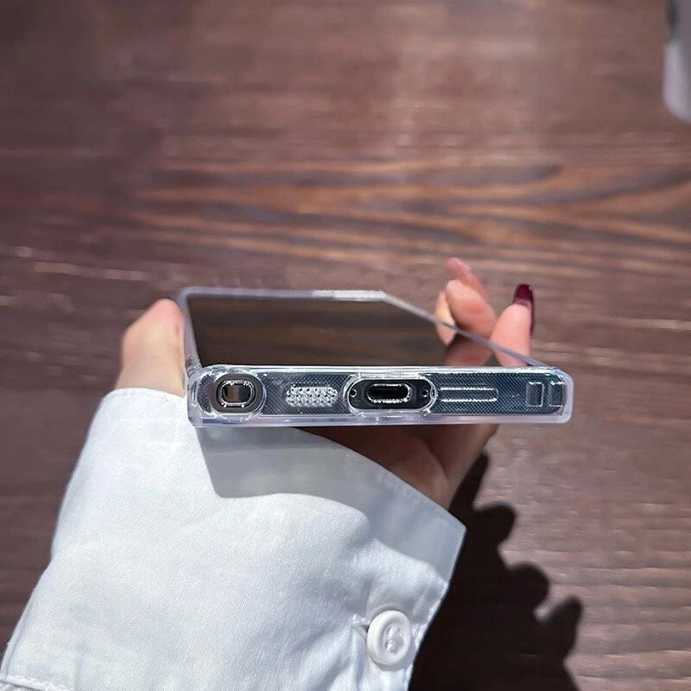 Магнитный Чехол Для Magsafe Для Samsung A16 A57 A37 A56 5g A17 A07 A06 A15 A55 A54 A35 A26 S25 S24 S26 Ultra Цветок Прозрачный Чехол
