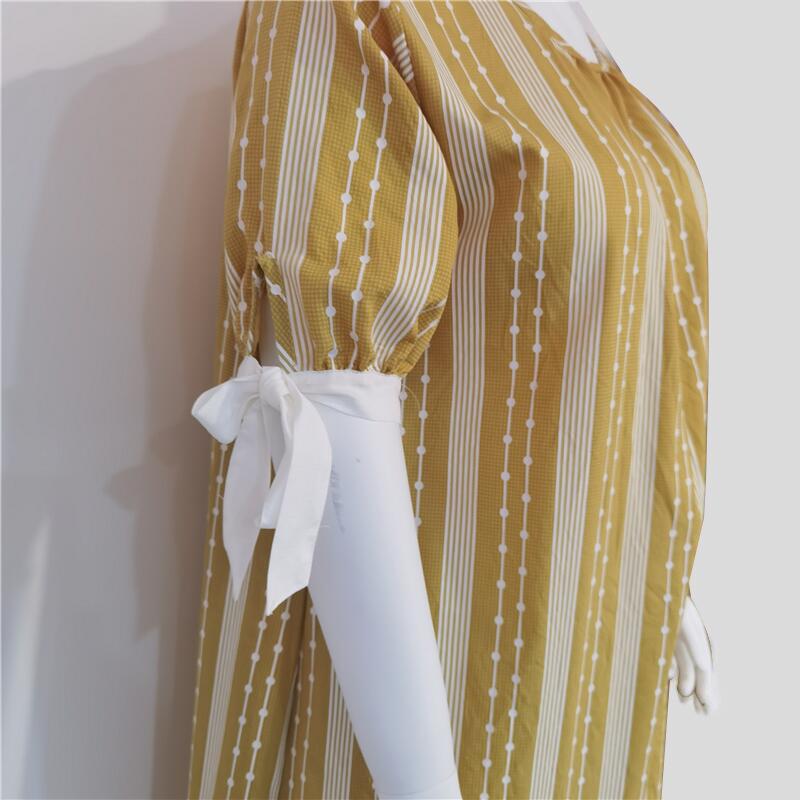 Women's Casual Summer Dress Pajamas - Ethnic Arabic Robe