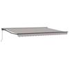 Manual Retractable Awning Light Grey 4 * 3.5 M