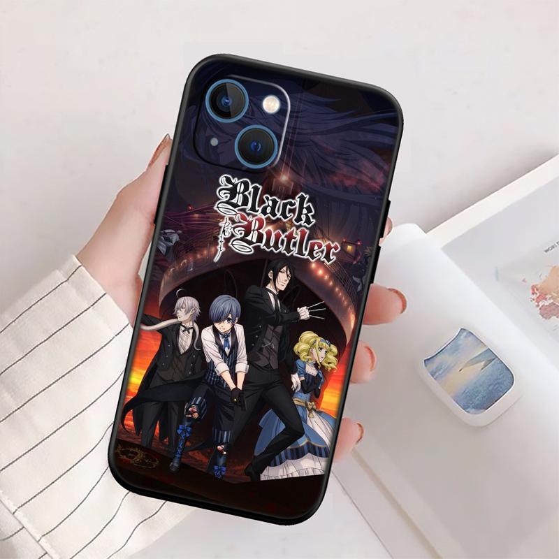 RP7 Black Butler Phone Case for Samsung Galaxy S20 S21 S22 Ultra FE + Plus A21S A22 A24 A25 A26 A30 A30S A31