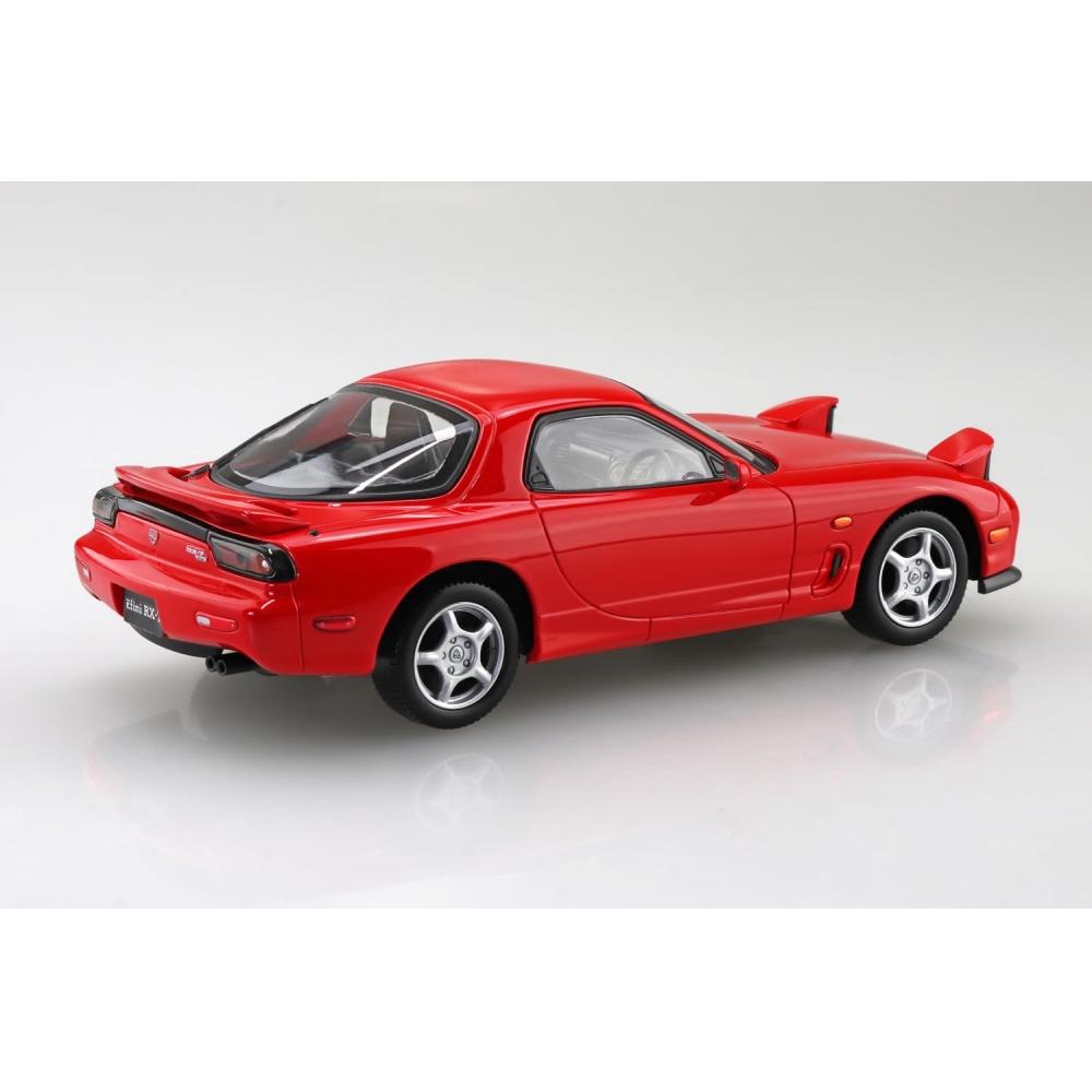 AOSHIMA Bunka Kyozaisha 132 Rakupla Snap Kit No.04-VR Infini FD3S RX-7 Vintage Red Цветная пластиковая модель