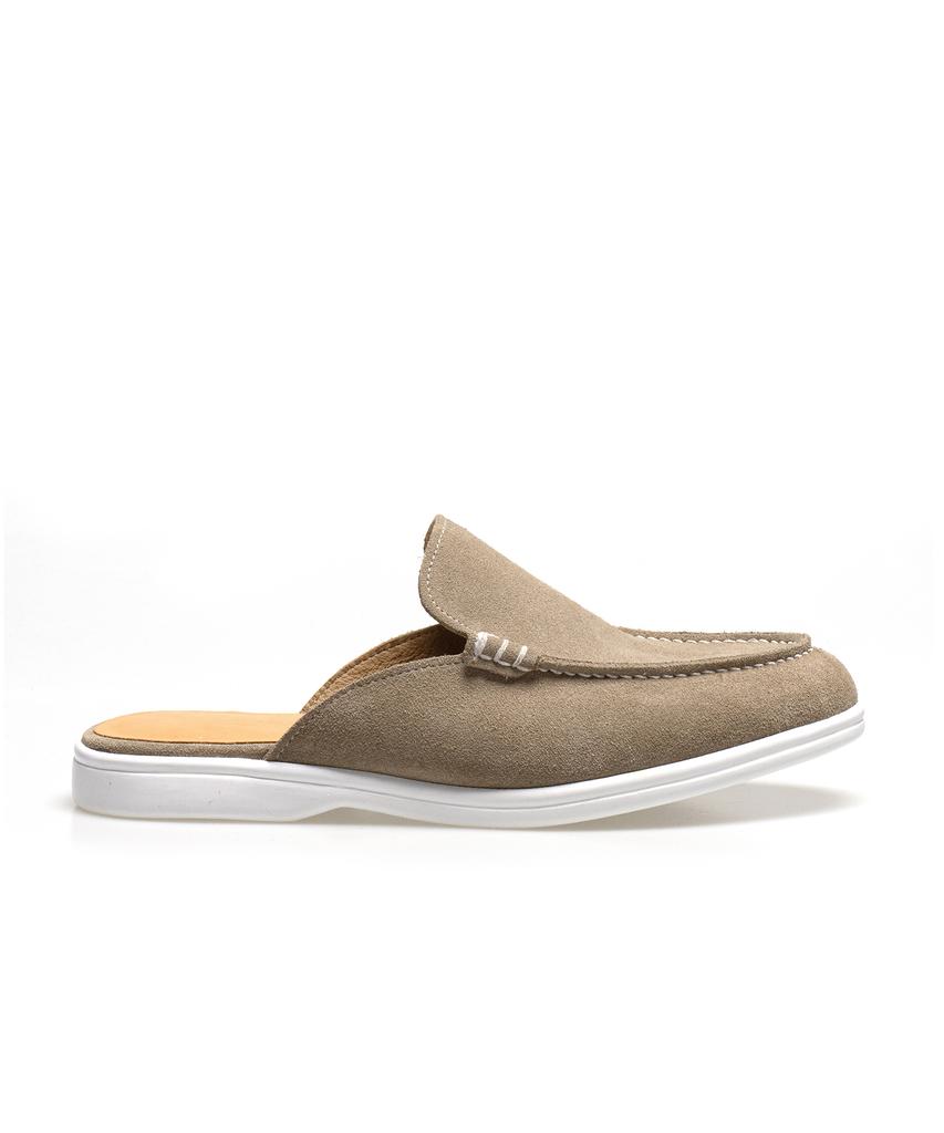 Allclassic Alc4413W Resort Mule_Taupe Suede
