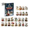 Possum Hanging Ornaments 24 Days Christmas Advent Calendar with 2D Flat Acrylic Pendants, Tree Decor Festive Countdown for Decoration And Holiday