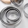 Mousse Circle Round Stainless Steel Graduated Circle Pastry Cutters