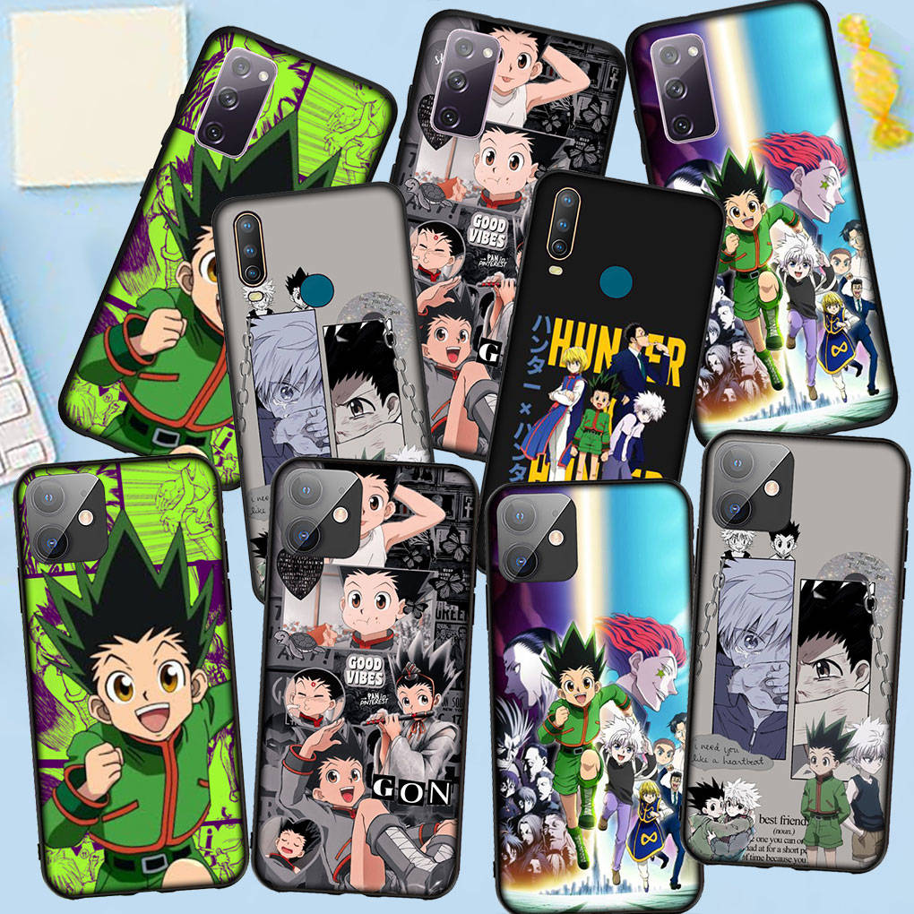 Чехол для телефона Samsung Galaxy S25 S24 S23 iPhone 16 15 Xiaomi Redmi Note 14 13 12 16E X 11 Pro Max OPPO Moto Huawei Gon Freecss Killua Hunter X Hunter