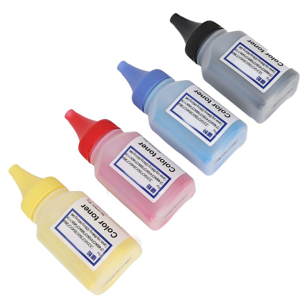 4 шт. тонер для заправки тонер-порошок принтер тонер-картридж заправка тонер цветной тонер порошок замена для