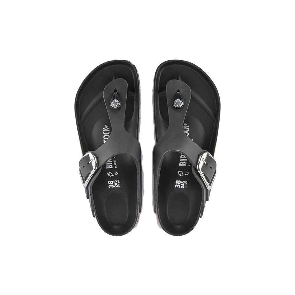 Birkenstock Кожаные Универсальные Удобные Модные Сандалии Женские сандалии Черные 1023337