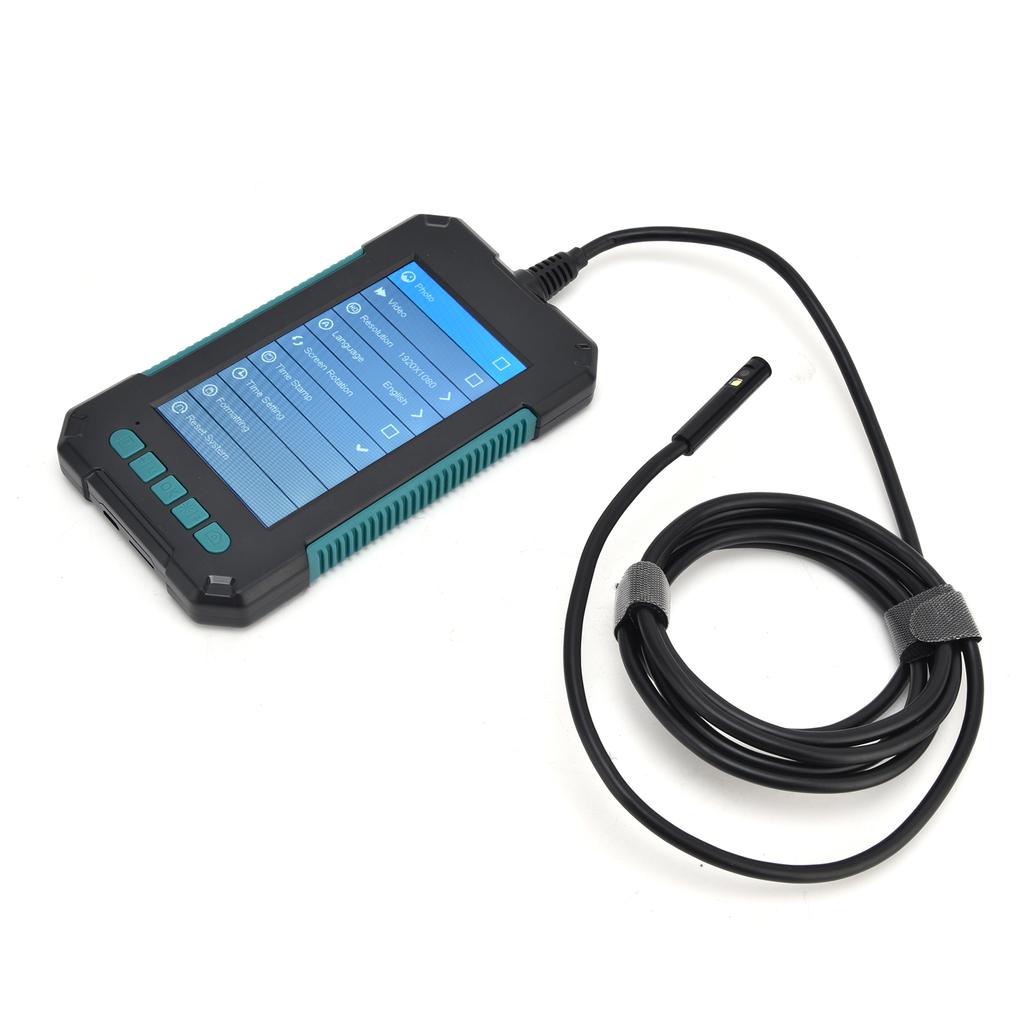 Эндоскоп P40 9LED 2?Водонепроницаемая эндоскопическая камера Lens 1080P с 4,3-дюймовым IPS-экраном для двигателя