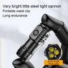 High Lumens Ultra-Bright LED Flashlight Waterproof Compact Size Portable Rechargeable Emergency Torchlight Camping Gear